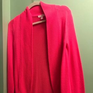 Lilly Pulitzer Xsmall pink cardigan